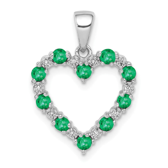 14k White Gold Pendants Style PM5270 - Classique Jewelry Inc.
