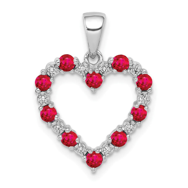 14k White Gold Pendants Style PM5270 - Classique Jewelry Inc.