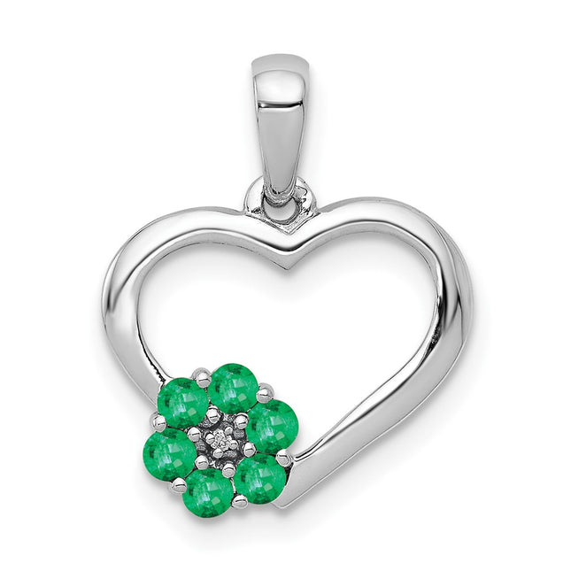 14k White Gold Pendants Style PM5271 - Classique Jewelry Inc.