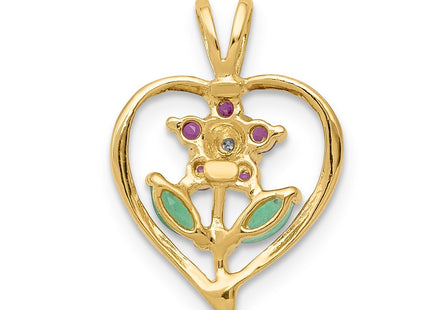 14k Yellow Gold Pendants Style PM5274 - Classique Jewelry Inc.