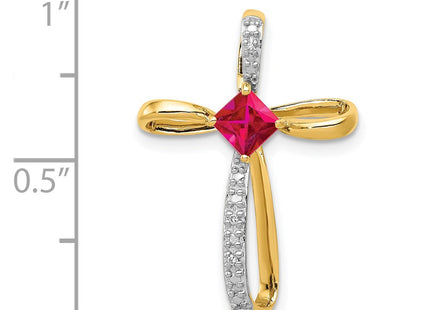 14k Yellow & Rhodium Jewelry Style PM5278 - Classique Jewelry Inc.