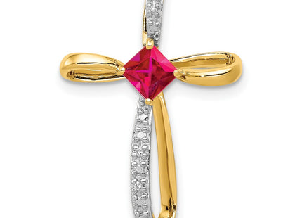 14k Yellow & Rhodium Jewelry Style PM5278 - Classique Jewelry Inc.