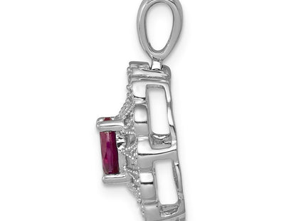 14k White Gold Pendants Style PM5279 - Classique Jewelry Inc.