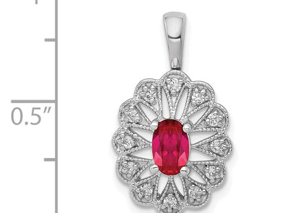 14k White Gold Pendants Style PM5279 - Classique Jewelry Inc.