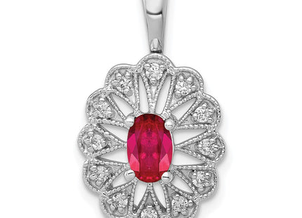 14k White Gold Pendants Style PM5279 - Classique Jewelry Inc.