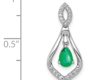 14k White Gold Pendants Style PM5281 - Classique Jewelry Inc.
