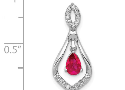 14k White Gold Pendants Style PM5281 - Classique Jewelry Inc.
