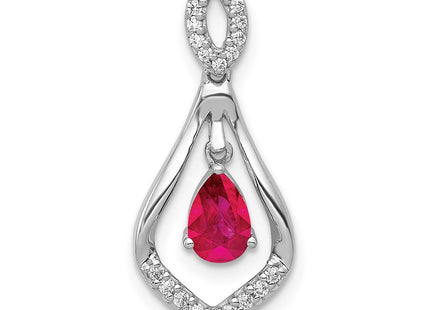 14k White Gold Pendants Style PM5281 - Classique Jewelry Inc.