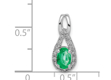 14k White Gold Pendants Style PM5283 - Classique Jewelry Inc.