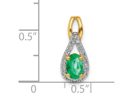 14k Yellow Gold Pendants Style PM5283 - Classique Jewelry Inc.