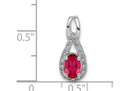 14k White Gold Pendants Style PM5283 - Classique Jewelry Inc.