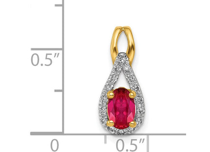 14k Yellow Gold Pendants Style PM5283 - Classique Jewelry Inc.
