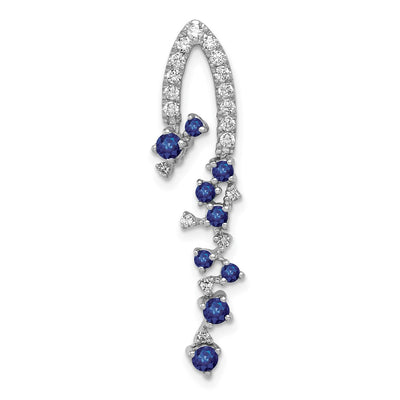 14K white gold diamond pendants & charm