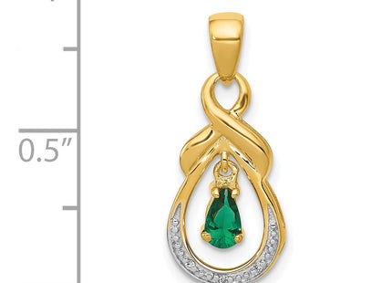 14k Yellow Gold Pendants Style PM5291 - Classique Jewelry Inc.