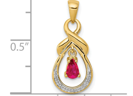 14k Yellow Gold Pendants Style PM5291 - Classique Jewelry Inc.