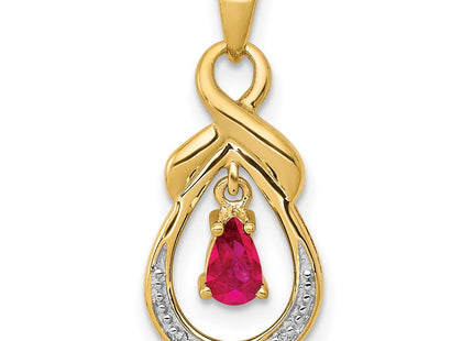 14k Yellow Gold Pendants Style PM5291 - Classique Jewelry Inc.