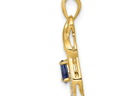 14k Yellow Gold Pendants Style PM5291 - Classique Jewelry Inc.