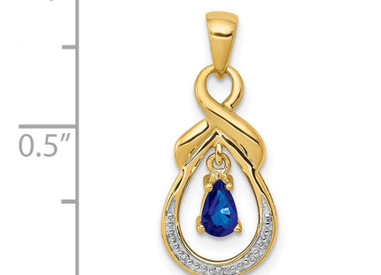 14k Yellow Gold Pendants Style PM5291 - Classique Jewelry Inc.
