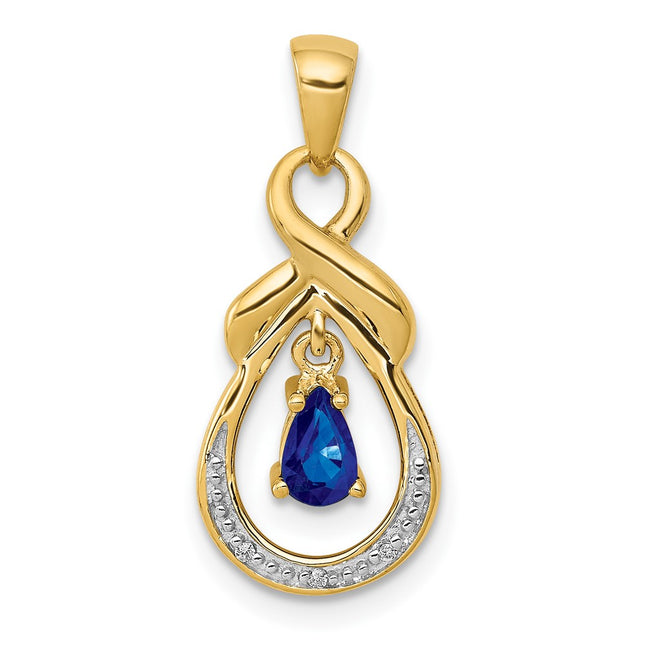 14k Yellow Gold Pendants Style PM5291 - Classique Jewelry Inc.