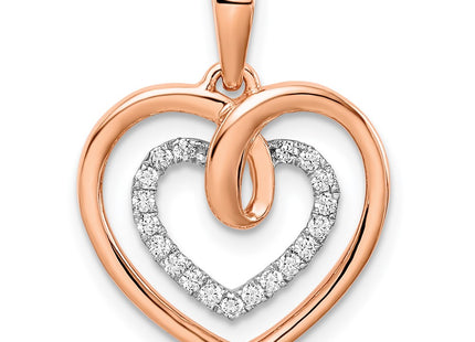 14k Two-tone Pendants Style PM6068 - Classique Jewelry Inc.