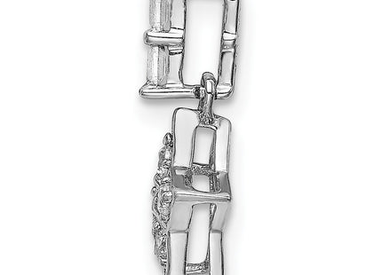 14k White Gold Pendants Style PM6610 - Classique Jewelry Inc.