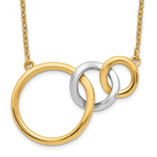 14k Two-tone Jewelry Style PM6871 - Classique Jewelry Inc.