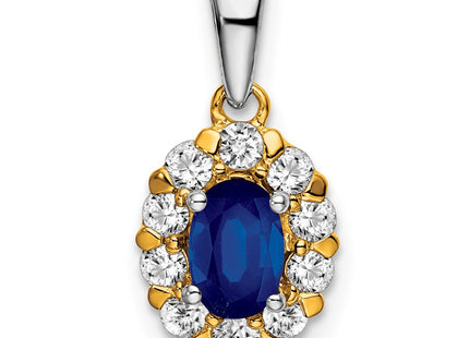 14k Two-tone Pendants Style PM6990 - Classique Jewelry Inc.