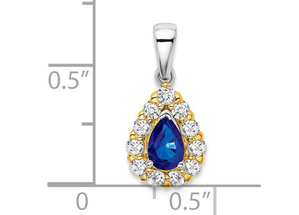 14k Two-tone Pendants Style PM6991 - Classique Jewelry Inc.