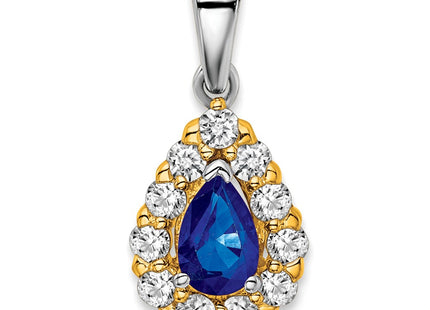 14k Two-tone Pendants Style PM6991 - Classique Jewelry Inc.