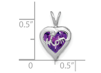 14k White Gold Pendants Style PM7003 - Classique Jewelry Inc.