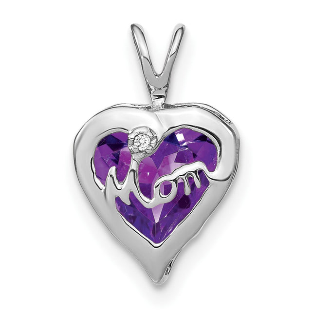 14k White Gold Pendants Style PM7003 - Classique Jewelry Inc.