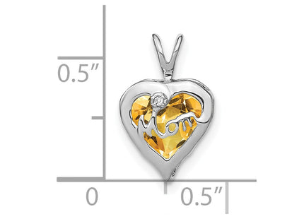 14k White Gold Pendants Style PM7003 - Classique Jewelry Inc.