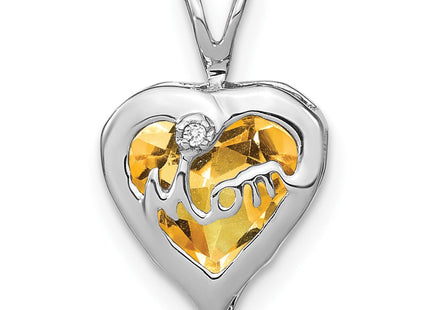 14k White Gold Pendants Style PM7003 - Classique Jewelry Inc.