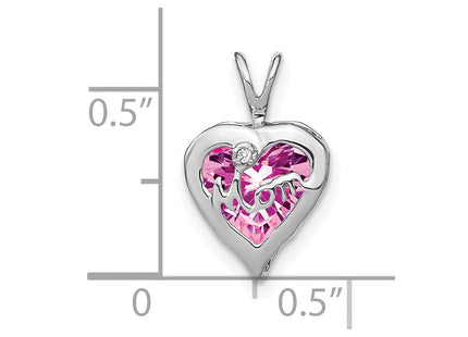 14k White Gold Pendants Style PM7003 - Classique Jewelry Inc.