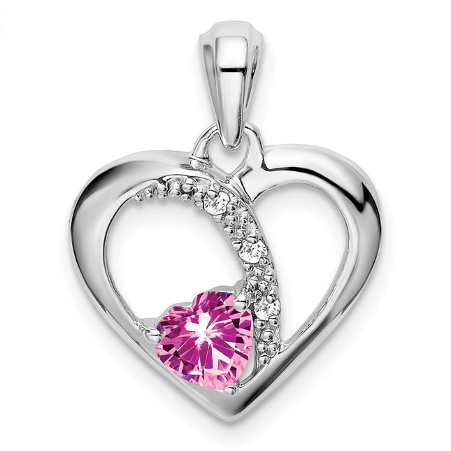 14k White Gold Pendants Style PM7006 - Classique Jewelry Inc.