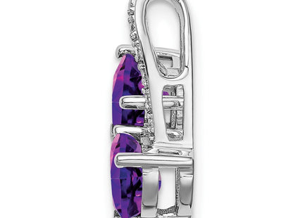 14k White Gold Pendants Style PM7008 - Classique Jewelry Inc.