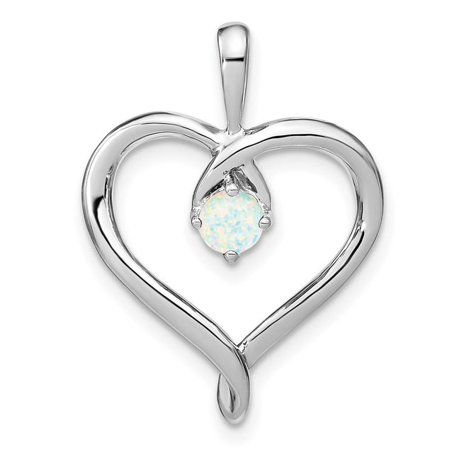 14k White Gold Pendants Style PM7020 - Classique Jewelry Inc.