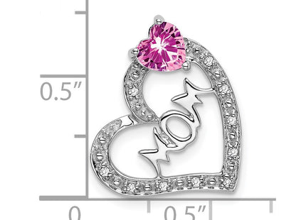 14k White Gold Pendants Style PM7023 - Classique Jewelry Inc.