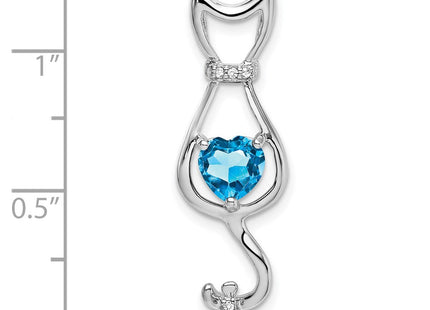 14k White Gold Pendants Style PM7030 - Classique Jewelry Inc.