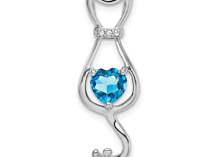 14k White Gold Pendants Style PM7030 - Classique Jewelry Inc.