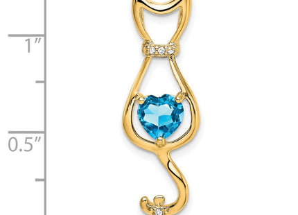 14k Yellow Gold Pendants Style PM7030 - Classique Jewelry Inc.