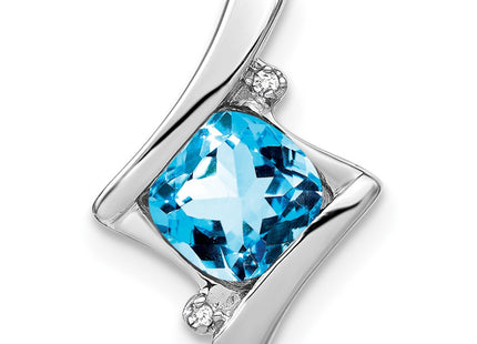 14k White Gold Pendants Style PM7033 - Classique Jewelry Inc.