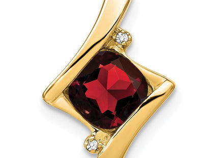 14K gold diamond pendant