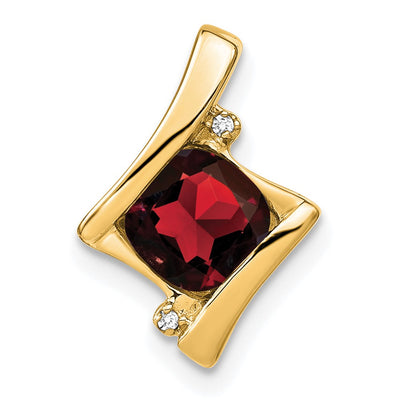 14K gold diamond pendant
