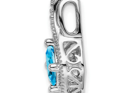14k White Gold Pendants Style PM7034 - Classique Jewelry Inc.