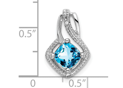 14k White Gold Pendants Style PM7034 - Classique Jewelry Inc.