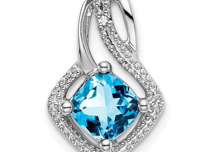 14k White Gold Pendants Style PM7034 - Classique Jewelry Inc.