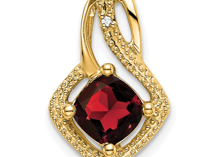 14K gold diamond pendant