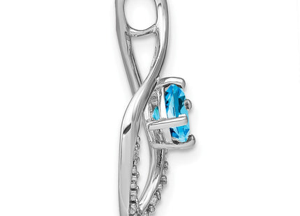 14k White Gold Pendants Style PM7035 - Classique Jewelry Inc.