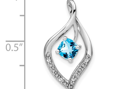 14k White Gold Pendants Style PM7035 - Classique Jewelry Inc.